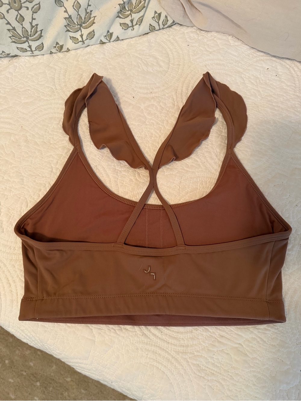 JoyLab Ruffle Strap Sports Bra - Picture 2 of 2